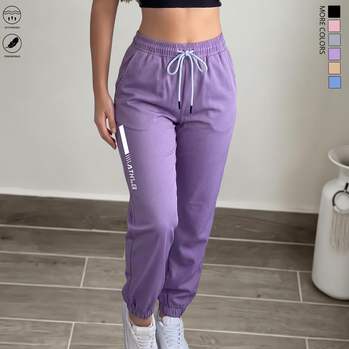 Women's Lightweight Ultra-Thin Straight Casual Athletic Pants
