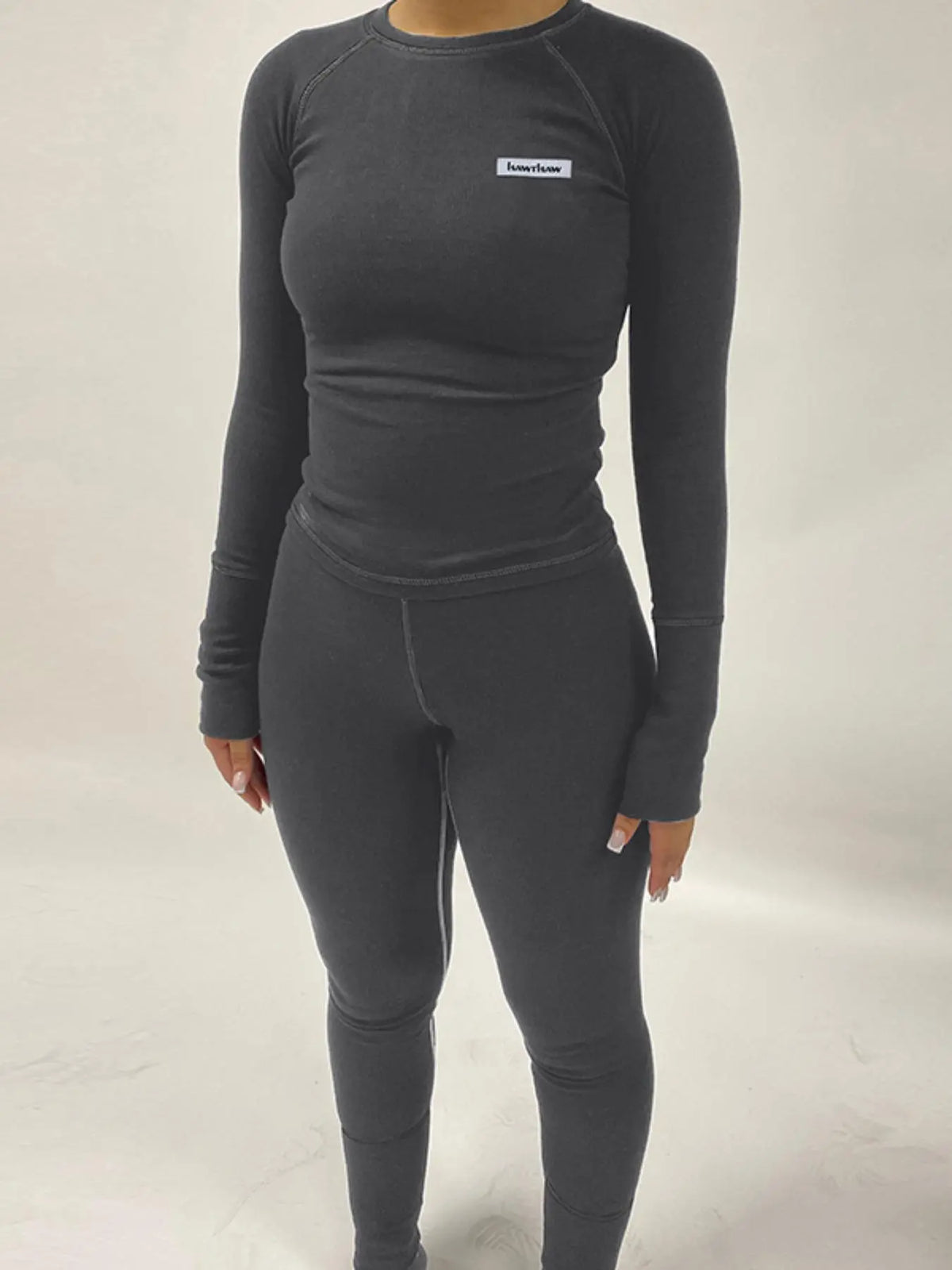🔥 LIMITED-TIME SALE! Women’s Slim-Fit Raglan Sleeve Knitted Tee & Skinny Pants Set – Comfy, Flattering & Perfect for Fall/Winter | SHOP NOW!