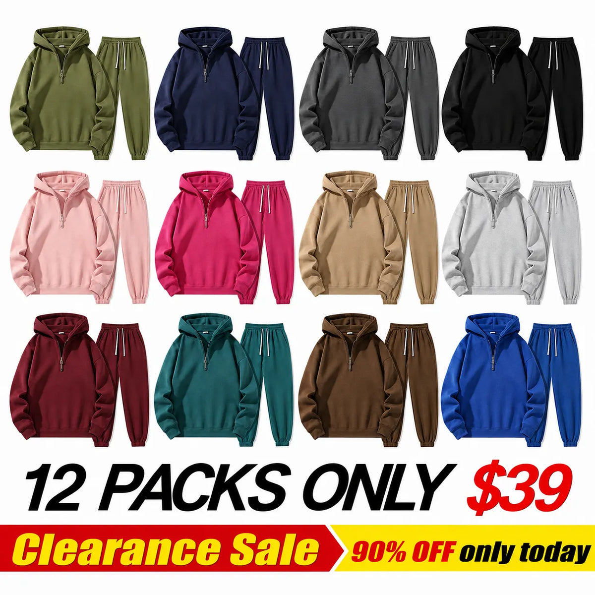Men’s 2-Piece Vintage Knitted Tracksuit Set