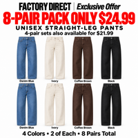 8-Pack / All 4 Colors (2 Each)