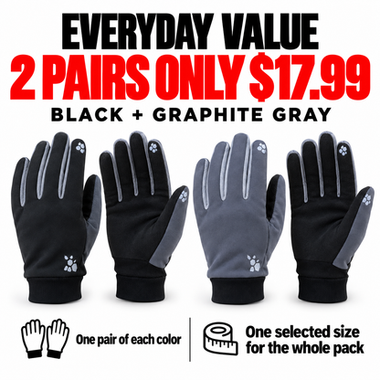 🏭 FACTORY LIMITED-TIME SALE | Everyday Full-Finger Gloves for Men & Women – 4 Pairs Only $21.99 | Comfortable Everyday Essential