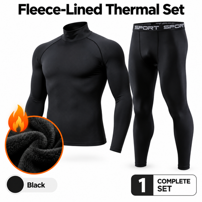 6-PACK ONLY $24---Men's Everyday Fleece-Lined Thermal Set