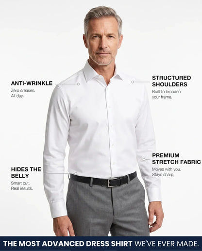 Men's Essential Non-Iron Shirt --- Stay Sharp All Day.
