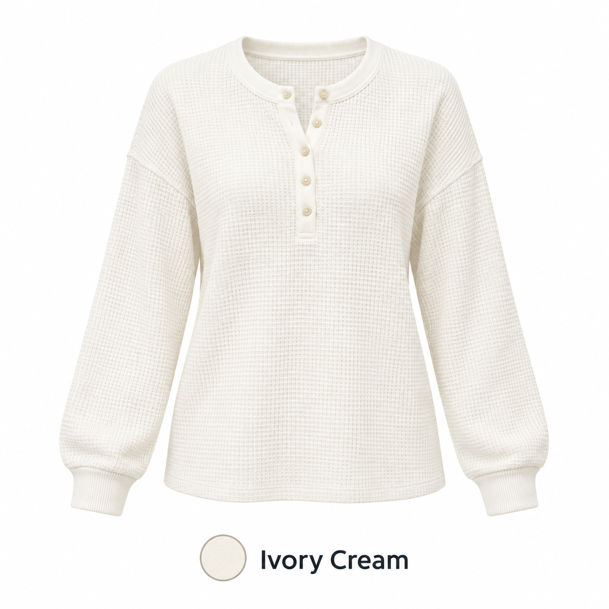 6-PACK ONLY $24---Old Navy Women's Long-Sleeve Crew-Neck Henley T-Shirt