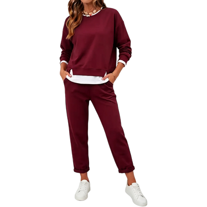Women's Layering Crewneck Fleece Long