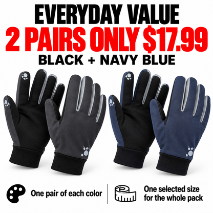 🏭 FACTORY LIMITED-TIME SALE | Everyday Full-Finger Gloves for Men & Women – 4 Pairs Only $21.99 | Comfortable Everyday Essential