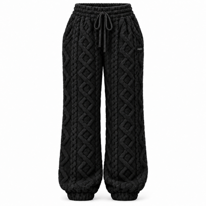 6-PACK ONLY $24---Cozy Cable Fleece-Lined Joggers