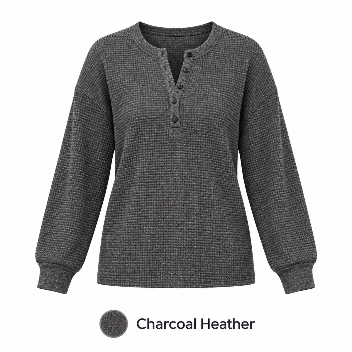 6-PACK ONLY $24---Old Navy Women's Long-Sleeve Crew-Neck Henley T-Shirt