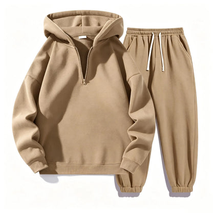 Men’s 2-Piece Vintage Knitted Tracksuit Set