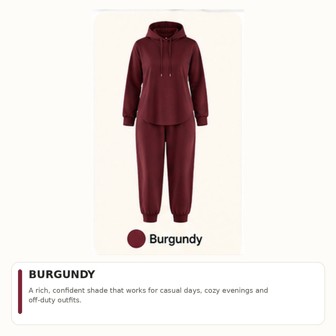 Women's Hoodie & Sweatpants 2-Piece Set Bundle Cozy Loungewear