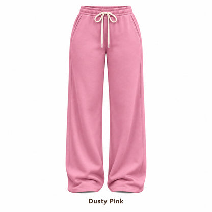 Women's Everyday Drawstring Wide-Leg Pants