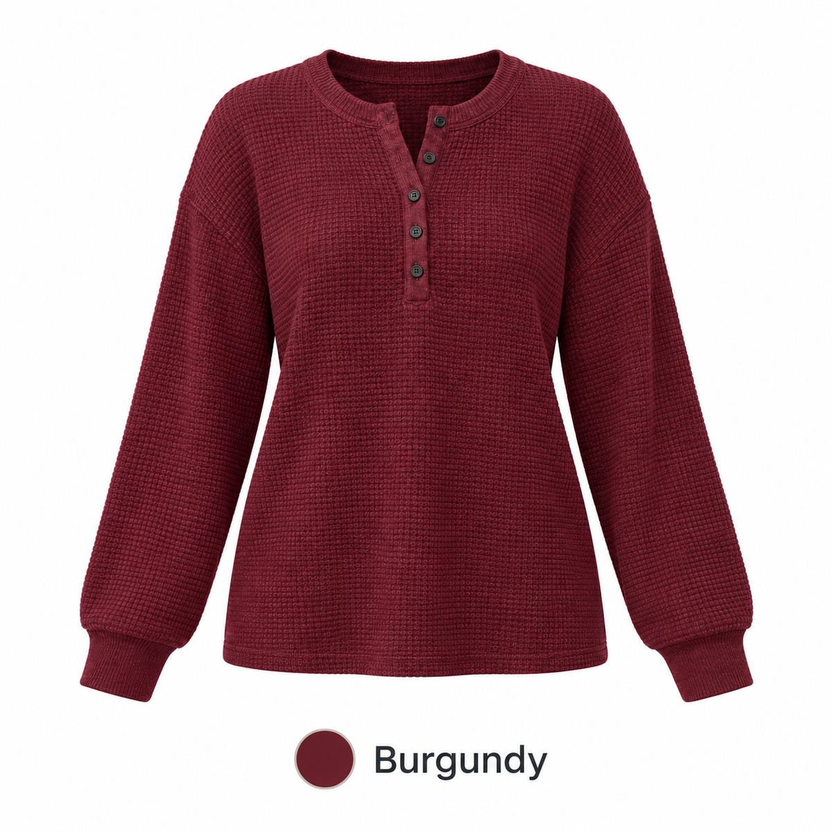 6-PACK ONLY $24---Old Navy Women's Long-Sleeve Crew-Neck Henley T-Shirt