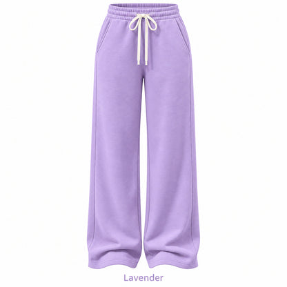 Women's Everyday Drawstring Wide-Leg Pants