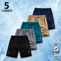 5 pack only $19-Black + Gray + Teal + Khaki + Navy Blue