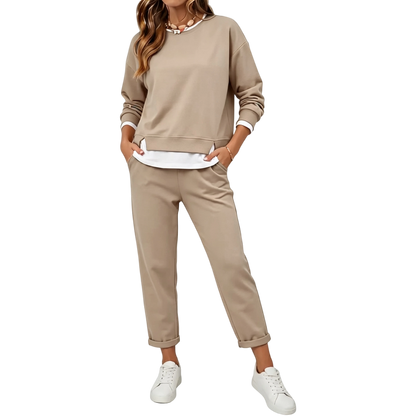 Women's Layering Crewneck Fleece Long