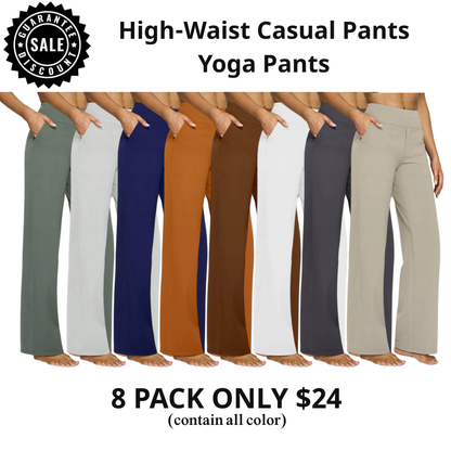 ⚡- Women's Wide-Leg Pants with Pockets
