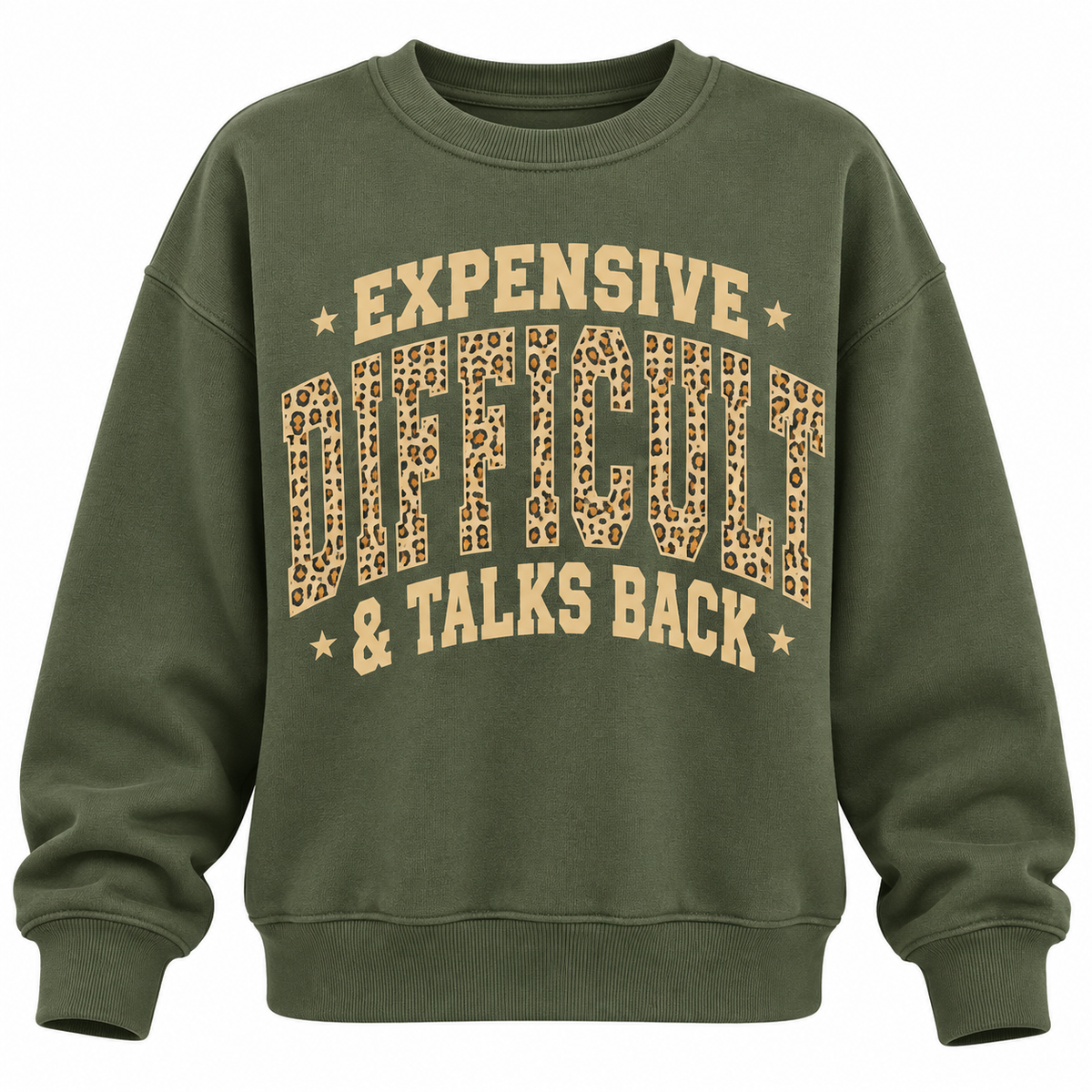 10-PACK ONLY $2410 colors. ---✨ Everyday Leopard Graphic Sweatshirt