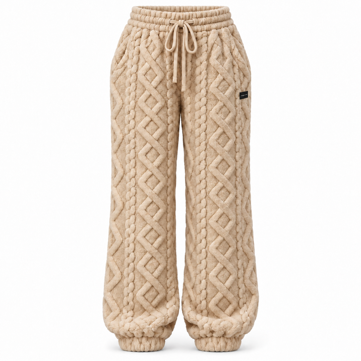 6-PACK ONLY $24---Cozy Cable Fleece-Lined Joggers