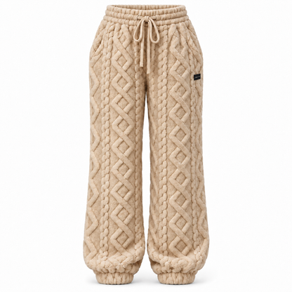 6-PACK ONLY $24---Cozy Cable Fleece-Lined Joggers