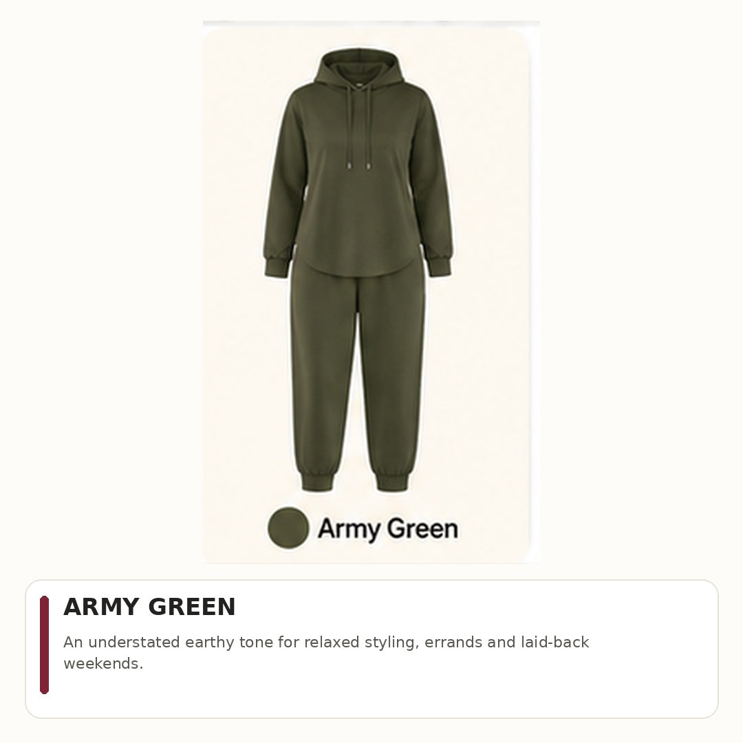 Women's Hoodie & Sweatpants 2-Piece Set Bundle Cozy Loungewear