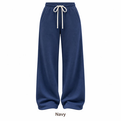 Women's Everyday Drawstring Wide-Leg Pants