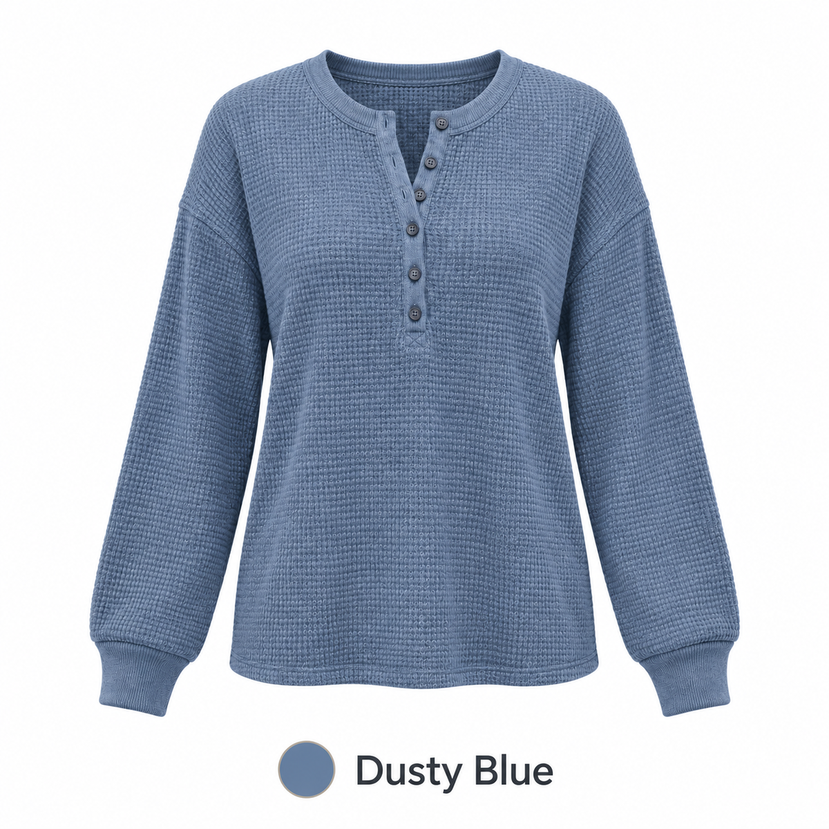 6-PACK ONLY $24---Old Navy Women's Long-Sleeve Crew-Neck Henley T-Shirt