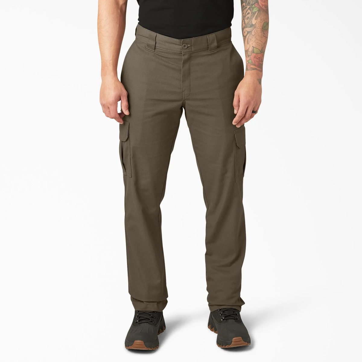 Men's Flex Cargo Pants – Regular Fit Straight Leg with Expandable Pockets