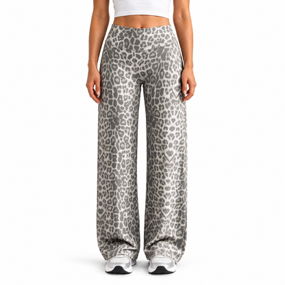 👖Women’s Light Simple Leopard-Print Wide
