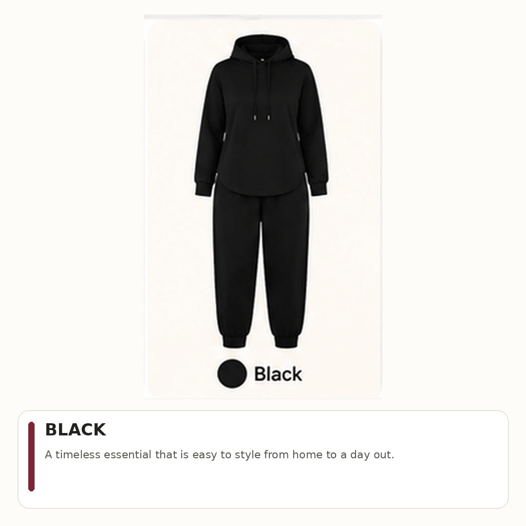 Women's Hoodie & Sweatpants 2-Piece Set Bundle Cozy Loungewear
