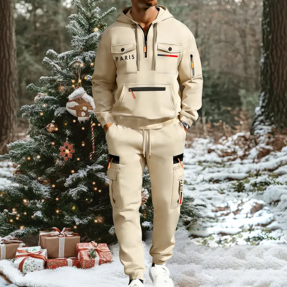🔥2026 Men's Autumn&Winter Hooded Fashion Sweatshirt With Multiple Pockets