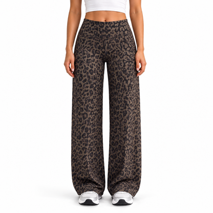 👖Women’s Light Simple Leopard-Print Wide