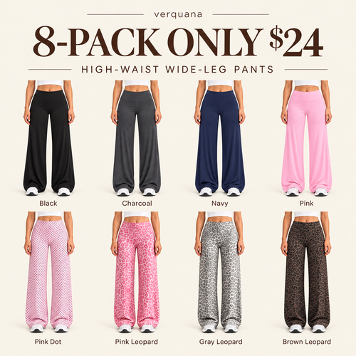👖Women’s Light Simple Leopard-Print Wide