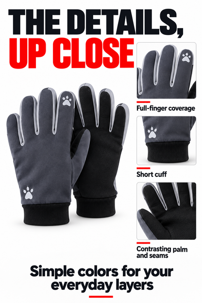 🏭 FACTORY LIMITED-TIME SALE | Everyday Full-Finger Gloves for Men & Women – 4 Pairs Only $21.99 | Comfortable Everyday Essential