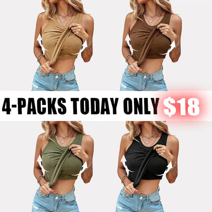 Women's Long-Sleeve Off-Shoulder Athletic Top with Curved Hem and Built-in Bra