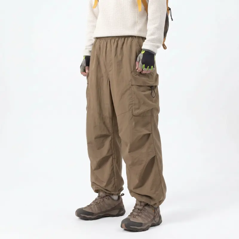 Unisex Loose-Fit Hiking Pants — Lightweight, Water-Repellent, Quick-Drying Outdoor Trousers