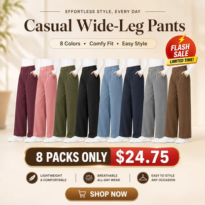 Big Spring Sale!High Waisted Side Pocket Straight Leg Work Pants