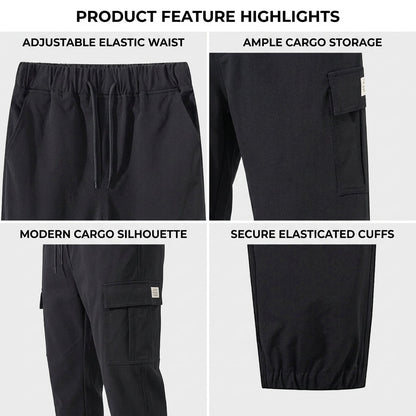 Men's Slim-Fit Multi-Pocket Cargo Jogger