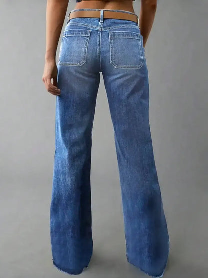 Women's Loose Straight Leg Denim Jeans