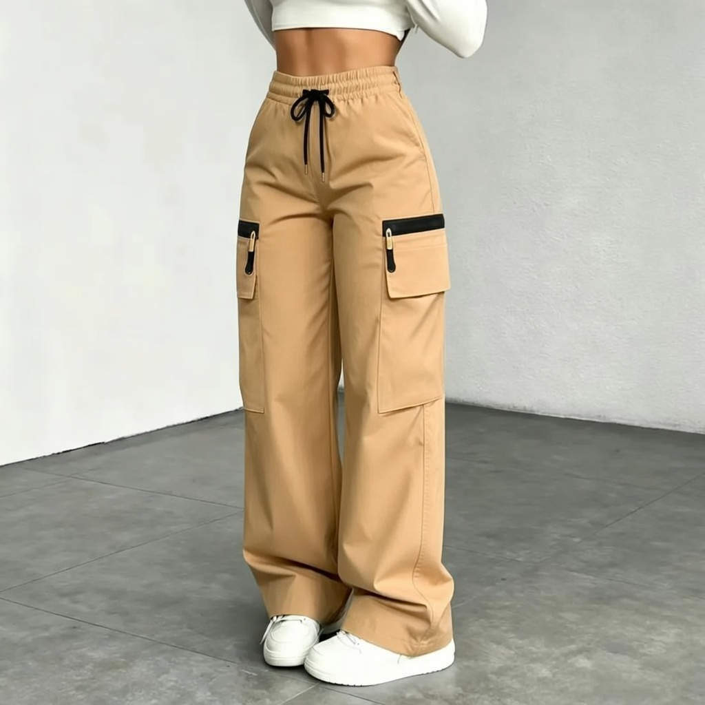 🍂 FALL SPECIAL | 10 FOR ONLY $23.99! Women's Lightweight Multi-Pocket Cargo Pants – Relaxed Fit Everyday Style