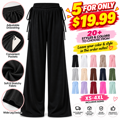 ⚡ FINAL SALE – 21 FOR $24.99! WOMEN'S Wide Leg lounge Pants