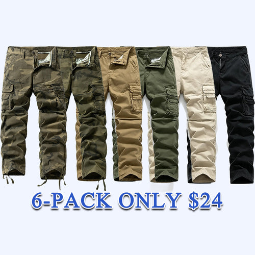 Men's Heavyweight Camouflage Work Trousers, Durable Functional Heavy-Duty Tactical Pants