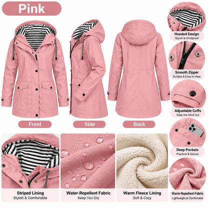 🏭 FACTORY LIMITED-TIME SALE ⚡ FINAL SALE – 4 FOR $25.99! Women's   Waterproof   Hooded Jacket
