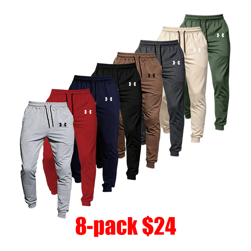 Men's 8-Pack Loose Joggers – International shipping available