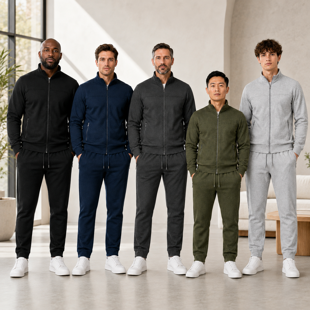 Men's Sport & Casual Tracksuit Set