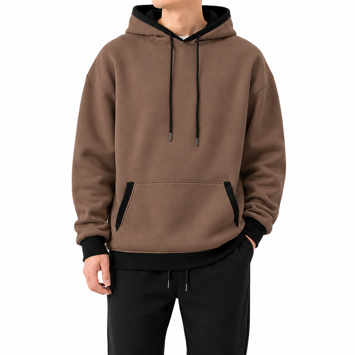 Men's Relaxed-Fit Pullover Hoodie