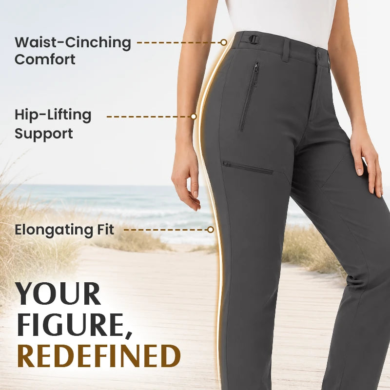 🔥 7 FOR ONLY $26.99! Trelovia Women's Stretch Flex-Fit Outdoor Utility Pants – Water-Repellent & Lightweight