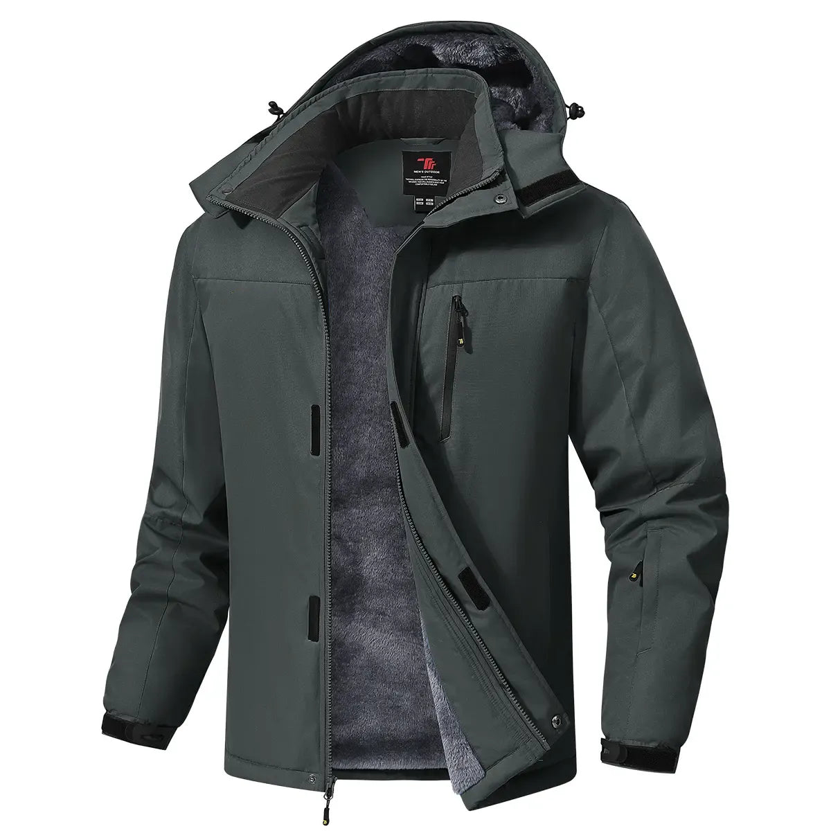 Men's Winter Ski Snow Jacket Waterproof Windproof Fleece Lined