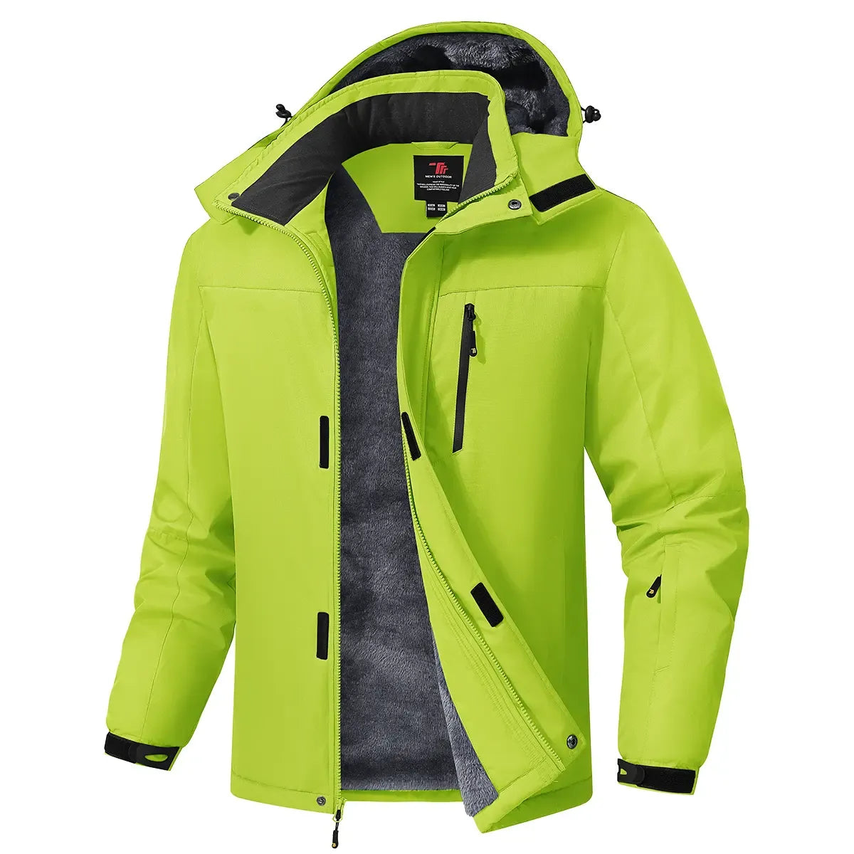 Men's Winter Ski Snow Jacket Waterproof Windproof Fleece Lined