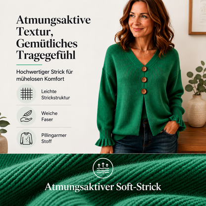💥 Special Price Today | Women's Soft V-Neck Textured-Knit Sweater