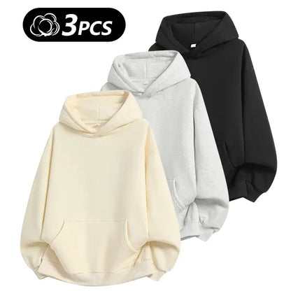 Men's Cotton Blend Pullover Hoodie